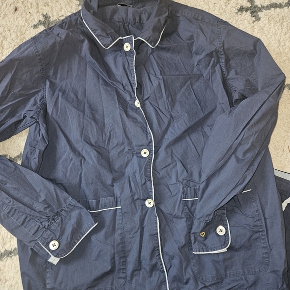 The Sleep Code 2 Piece Organic Cotton Pajama Set Large - Picture 3 of 7